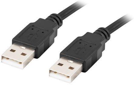 KABEL USB 2.0 LANBERG AM-AM 0,5M CZARNY CZARNY (CAUSBA20CU0005BK)