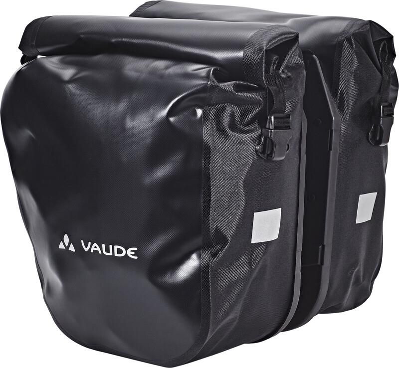 vaude se back pannier 2 bike bag black test