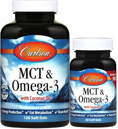 Mct & Omega-3 Olej Mct + Omega-3 120 + 30Kaps
