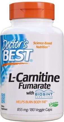 doctors best l carnitine Doctor'S Best L-Carnitine Fumarate Fumaran L-Karnityny 855 Mg 180Kaps