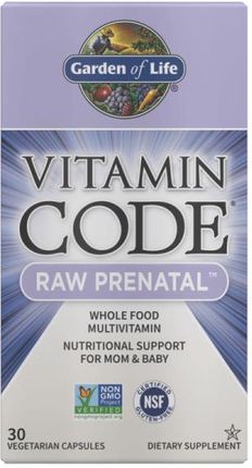 Garden Of Life Vitamin Code Raw Prenatal 30Kaps