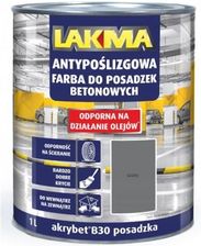 Zdjęcie Lakma Akrybet B30 Farba Do Betonu Szary 1L - Leżajsk