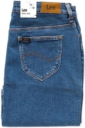 Pull&Bear Obcisła jeansowa spódnica z przetarciami Ceny i Pull&Bear Obcisła jeansowa spódnica z przetarciami Ceny i