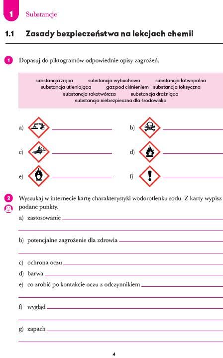 Podręcznik szkolny Chemia. Zeszyt ćwiczeń klasa 7 - Ceny i opinie