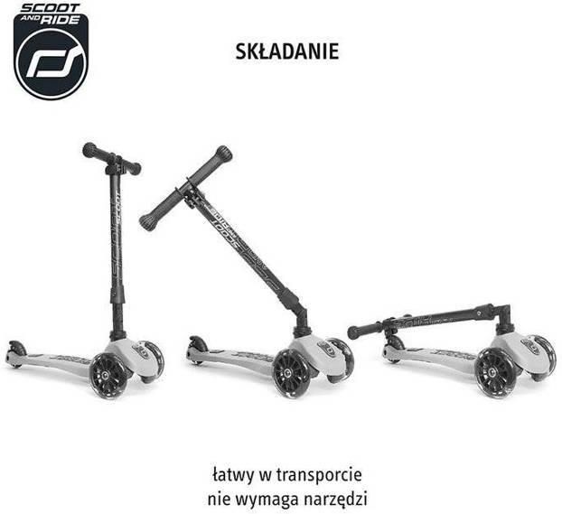 Scootandride Highwaykick 3 Led Peach - zdjęcie 5 Scootandride Highwaykick 3 Led Peach