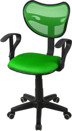 Fotel biurowy wentylowany obrotowy Model: PS89 Kolor: Zielony Fotel biurowy wentylowany obrotowy Model: PS89 Kolor: Zielony