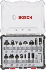 Bosch mieszane zestawy frezów 8 mm 15 szt. 2607017472 - Frezy