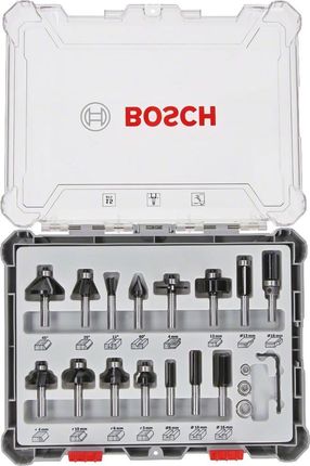 Bosch Mieszany zestaw frezów 8mm 15el. 2607017472