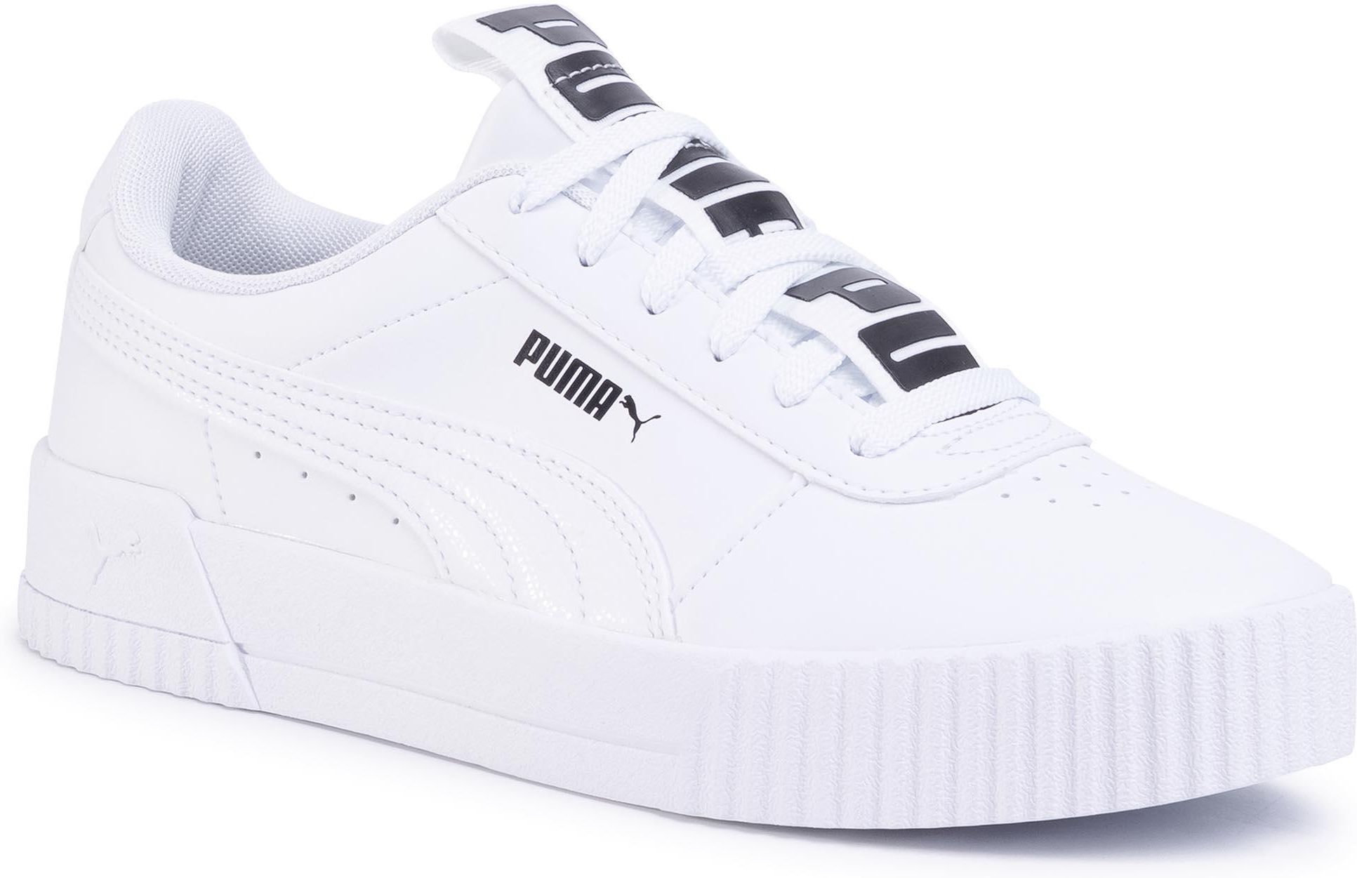 puma carina all white