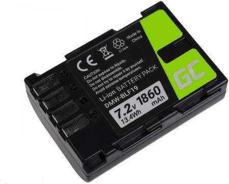 Bateria Green Cell ® DMW-BLF19 do Panasonic Lumix DC-G9 DC-GH5 DC-GH5s DMC-G9 DMC-GH3 DMC-GH4 7.2V 1860mAh