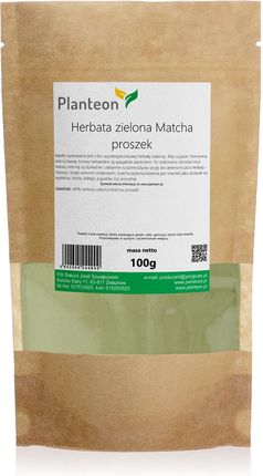 Planteon Herbata zielona Matcha proszek 100g