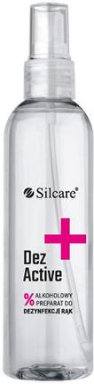 Silcare DezActive 70% alkoholowy, antybakteryjny płyn do dezynfekcji rąk w sprayu 210ml