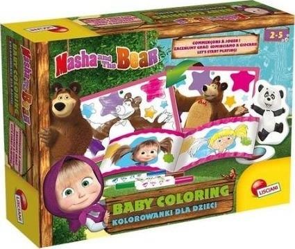 Masza I Niedźwiedź Kolorowanki Dla Dzieci 3