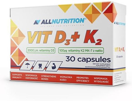Allnutrition Vit D3 + K2 30 kaps