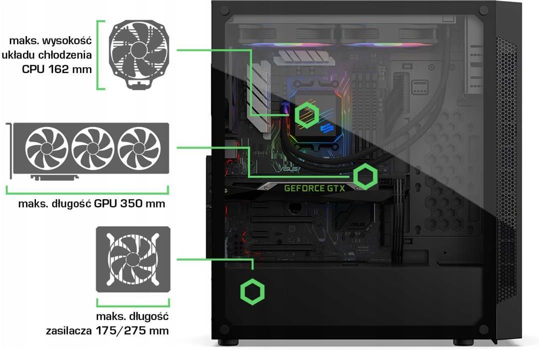 SilentiumPC Armis AR6 TG ATX (SPC255) - zdjęcie 1 SilentiumPC Armis AR6 TG ATX (SPC255)