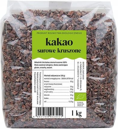 Batom Ekologiczne Kakao Surowe Ziarno Kruszone 1KG