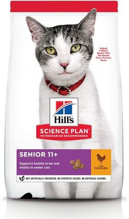 Hill'S Feline Senior Healthy Ageing 11+ Kurczak 2X7Kg 