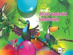 Zdjęcie Zeszyt Papierów Kolorowych Kreska A4 32 Kartki - Bychawa