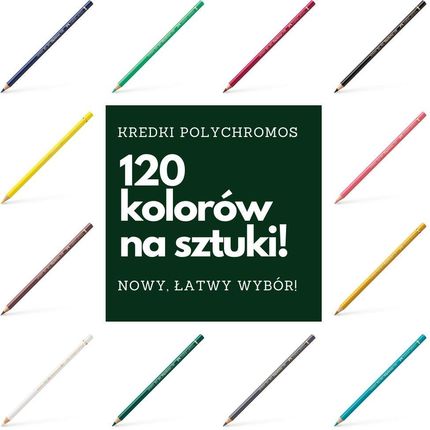Faber-Castell Kredki Polychromos Na Sztuki - 120 Kolorów