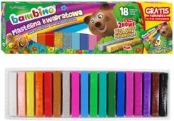 Zdjęcie Bambino Plastelina 18 Kol Kwadratowa - Łódź