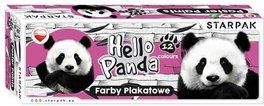 Starpak Farby Plakatowe 12Kol/20Ml Panda Fol 6/24