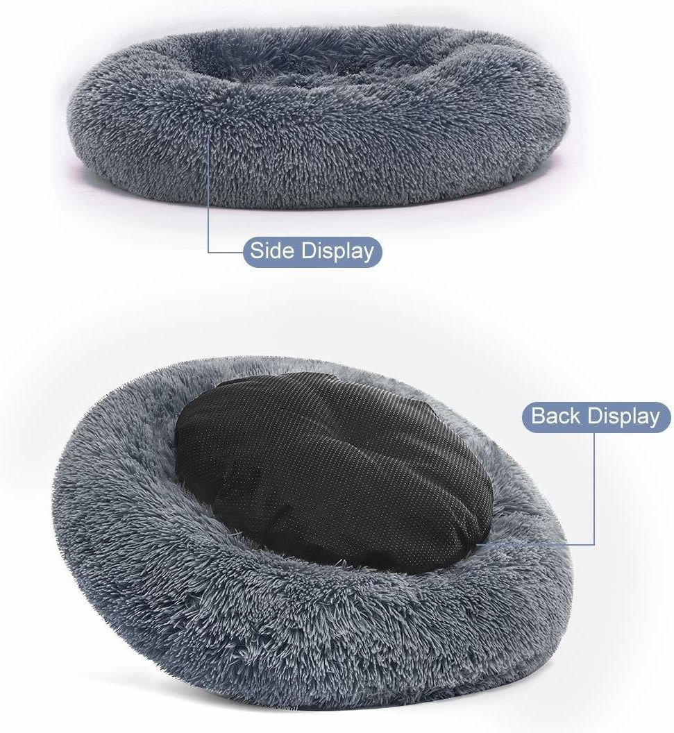 Unizoo Legowisko Dla Psa I Kota Pluszowe L 70Cm Ciepłe Ciemnoszare - zdjęcie 7 Unizoo Legowisko Dla Psa I Kota Pluszowe L 70Cm Ciepłe Ciemnoszare