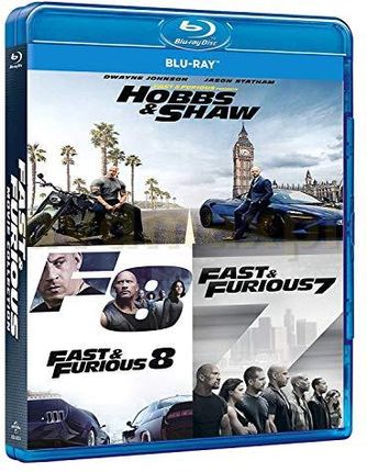 Fast & Furious: Hobbs And Shaw Collection (7-9) (Szybcy i wściekli: Hobbs i Shaw Kolekcja) [3xBlu-Ray]