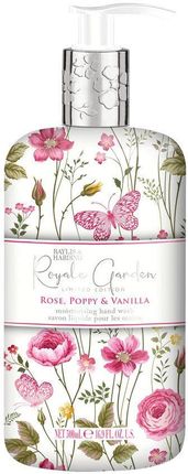 Baylis & Harding Mydło W Płynie Do Rąk Royale Garden Rose Poppy And Vanilla Hand Wash 500 Ml