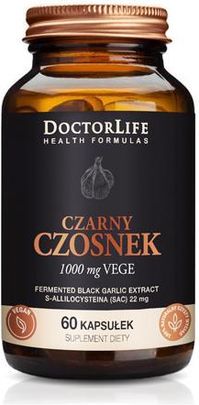 Doctor Life Czarny czosnek 1000 mg - 60 kaps.