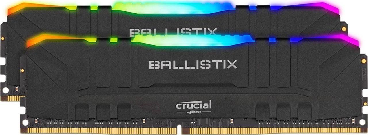 Pamięć RAM Crucial BallistiX RGB Black 32GB (2x16GB) DDR4 3600MHz