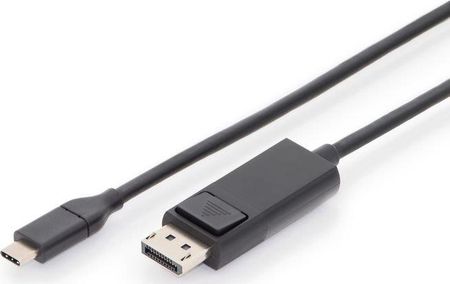 Digitus Kabel USB Digitus USB-C DisplayPort, 2m, Czarny (AK-300333-020-S) (AK300333020S)