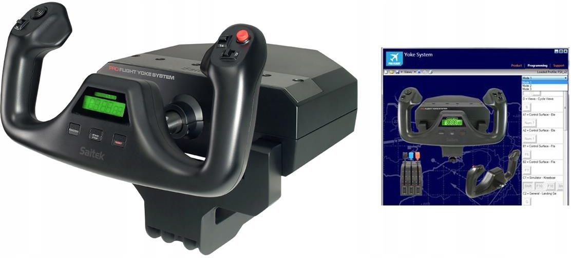 Joystick Logitech G Saitek Pro Flight Yoke System (945000004