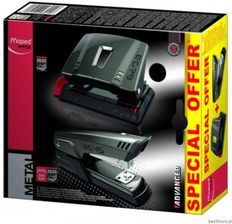 Zdjęcie Dziurkacz + zszywacz Maped Advanced Metal grafitowy metalowy - Tychy