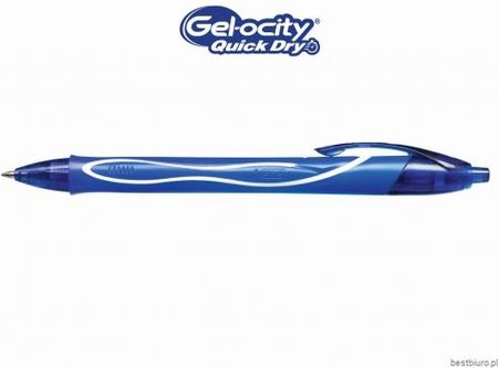 Długopis żelowy Bic Gelocity Quick niebieski