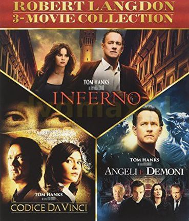 Robert Langdon Trilogy (Inferno / Angels & Demons / The Da Vinci Code) (Inferno / Anioły i demony / Kod da Vinci) [3xBlu-Ray]