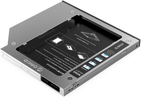 ORICO Kieszeń na drugi dysk 2,5" do laptopa SATA 3 (M95SS-SV-BP)