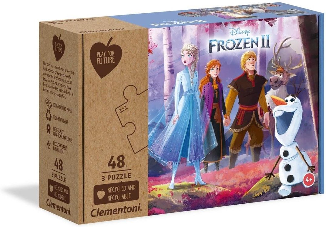 Clementoni Disney Kraina Lodu 2 Puzzle Play For Future 3X48El. - Ceny i ...