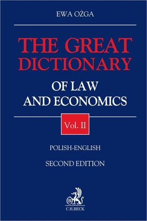 The Great Dictionary of Law and Economics. Vol. II. Polish - English (e-Book)