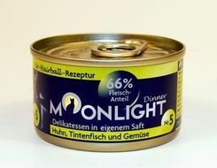 Moonlight Dinner Tuńczyk Kurczak Kałamarnica Marchew I Dynia Nr5 6X80G