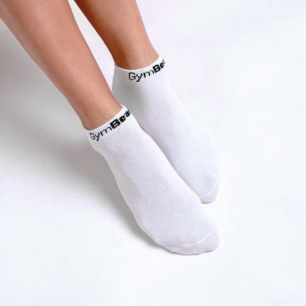 GymBeam Skarpety Ankle Socks 3Pack White
