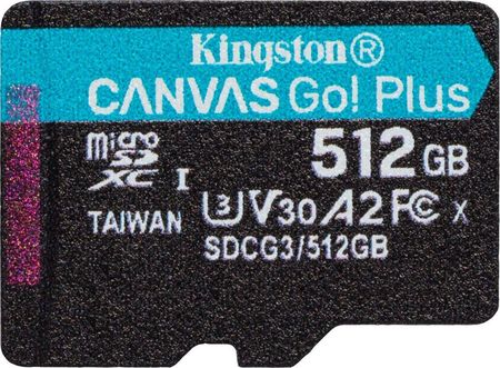 Kingston Canvas Go! Plus MicroSD  512GB (SDCG3/512GBSP)