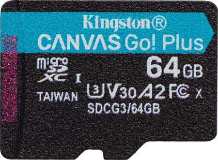 Kingston Canvas Go! Plus MicroSD 64GB (SDCG3/64GBSP)