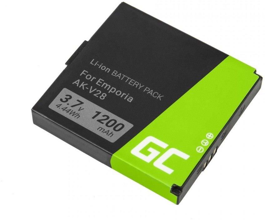 Vhbw Batteria Di Ricambio Per Emporia Talk, Talk Plus, Talk Premium - 1200mAh, 3.7V, Li-Ion (AK-V28) - 2