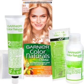 Garnier Color Naturals Creme Ambre Solaire farba do włosów odcień 9.1 Natural Extra Light Ash Blond