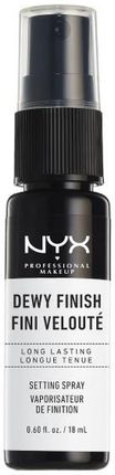 NYX Professional Makeup Makeup Setting Spray Mini Spray utrwalający makijaż Dewy Finish