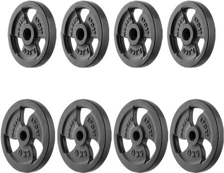 Marbo Sport Obciążenia Żeliwne Kierownica 4X5Kg + 4X2 5Kg