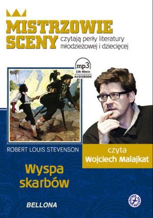 Wyspa skarbów. Książka audio, czyta Wojciech Malajkat (Audiobook)