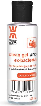 Worker&Walker Żel Antybakteryjny Do Rąk 100Ml Clean Gel Pro Worker