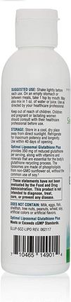 seeking health optimal liposomal glutathione plus SEEKING HEALTH Optimal Liposomal Glutathione Plus Odporność Ochrona  komórkowa 150ml