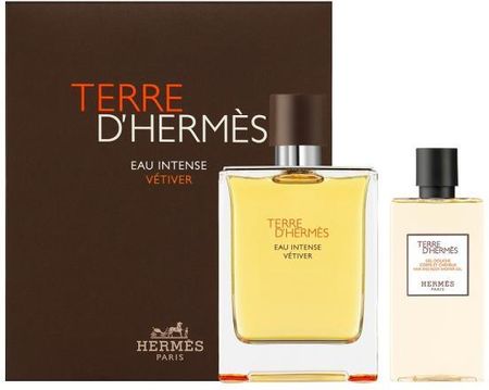 Hermes Terre D'Hermes Eau Intense Vetiver Zestaw Woda Perfumowana/100 ml + Żel Pod Prysznic/80 ml Primitivo 